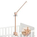 HI BABY MONMENT Crib Mobile Arm - Rotating Baby Mobile Hanger, Natural Beech Wood, Mobile Stand for Crib Nursery Decor, Perfect for Baby Girl or Boys by TinyTreasures Baby Boutique