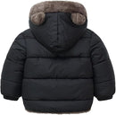 Infant Baby Winter Coat Bear Hooded Jacket Warm Fleece Snowsuit Windproof Outerwear for Toddler Boy Girl 9M-4T by TinyTreasures Baby Boutique