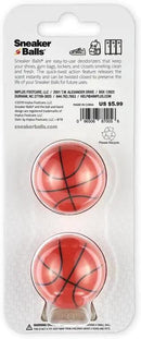 Sneaker Balls Odor-Fighting Shoe Fresheners, Eliminates Unpleasant Smells, Perfect For Sneakers, Gym Bags, Gear Bags, Drawers, Lockers, And More!, Basketball, 2 Pack by CozyNest Decor