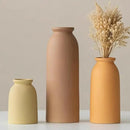 Ceramic Vase Set-3, Small Flower Vases for Decor, Modern Boho Farmhouse Style, Decorative Vases for Pampas Grass & Dried Flowers, Distressed Finish (Brown Mix) by GreenHaven Gardens