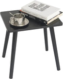 AWASEN Side Table, Small Black End Table for Living Room Bedroom Office Small Spaces, Modern Accent Side Table Nightstand with Solid Wood, Easy Assembly, (Black) by CozyNest Decor