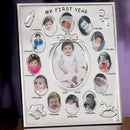 Lawrence Frames 830080 Silver Plated My First Year Picture Frame by TinyTreasures Baby Boutique