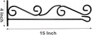 Wall Garden Flag Holder,Wall Garden Flag Stand,Garden Flag Scroll Hanger,Garden Flag Wall Hanger,one Piece Garden Flag Stand for Wall Porch,Great Gifts Ideas by GreenHaven Gardens