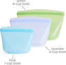 Stasher Premium Silicone Reusable Food Storage Bags, 3-Pack, Multi, Multi-Use Food Storage Bags, Lunch Bag, Travel Containers, BPA Free, Leak-free, Dishwasher-Safe, Eco-friendly by TinyTreasures Baby Boutique