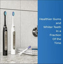 LED Whitening Electric Toothbrush – Waterproof, Sonic Brush with 6 LED Lights for Whitening, Soft Bristles, Rechargeable, Travel Case Included – Ideal Electric Toothbrush for Adults by CozyNest Decor