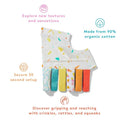 LOVEVERY | The Sensory Strands | The Perfect Play Gym Add On, Sensory Montessori, Infant Learning Sensory Baby Toys for Newborn, Ages 0-12 months by TinyTreasures Baby Boutique