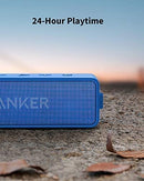 Anker Soundcore 2 12W Portable, Wireless Bluetooth Speaker with Better Bass, 24-Hour Playtime, 66ft Bluetooth Range, IPX7 Water Resistance, Built-in Mic, Ideal for Shower, Travel, Party, Beach - Blue by TinyTreasures Baby Boutique