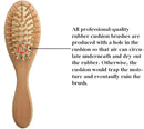 PandaEar Baby Hair Brush and Comb Set for Newborn| Natural Wooden Hairbrush with Soft Goat Bristles, Pear Wood Comb and Wooden Massage Brush for Infant, Toddler, Kids by TinyTreasures Baby Boutique
