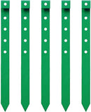 60Pcs Metal Garden Landscape Edging Stakes, Green,10in anchoring Stakes Landscape Anchoring Spikes for Terrace Board,Garden Liner, Landscape Edging Coil,Bender Board,Grass Barrier by CozyNest Decor