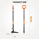 4-Claw Weed Puller Tool, 42" Stand Up Gardening Hand Weeding Tool, Upgraded Iron Claw Garden Weeder with D-Handle, Root Weeder Tool with Weed-Eject Design - Standing up Mowing is Easier by GreenHaven Gardens