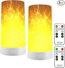 Led Flame Light,USB Rechargeable LED Fire Candles Outdoor Hanging Lamps with Remote for Home Party Halloween Christmas Decoration (Warm White) by GreenHaven Gardens