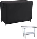 Kingling Outdoor Prep Table Covers, Waterproof Stainless Steel Table Cover Metal Table Cover Protection for Patio Kitchen Prep/Work Tables - 60''L x 30''W x 34''H by CozyNest Decor