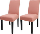 JQinHome Terra Cotta Chair Covers for Dining Room Set of 2, High Stretch Removable Washable Parsons Chair Slipcover for Home Party Hotel Wedding Ceremony (2PCS,Terra Cotta) by CozyNest Decor