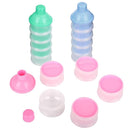 Accmor Formula Dispenser On The Go, 5 Compartments Stackable Formula Container for Travel, Baby Milk Powder Kids Snack Container, BPA Free by TinyTreasures Baby Boutique