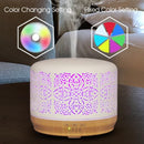 Earnest Living Essential Oil Diffuser White Ceramic Diffuser 500 ml Timers Night Lights and Auto Off Function Home Office Humidifier Aromatherapy Diffusers for Essential Oils by TinyTreasures Baby Boutique