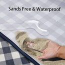 Beach Blanket Extra Large Picnic Mat Sand Free Waterproof Camping Blanket Easy Fold Carry Portable Travel Blanket Play Mat for Outdoor Indoor Hiking Festival BBQ Park Grass Lawn by TinyTreasures Baby Boutique