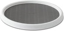 Copco Basics Non-Skid Pantry Cabinet Lazy Susan Turntable, 12-Inch, White/Gray, 1 Count (Pack of 1) by CozyNest Decor