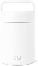 Simple Modern Food Jar for Hot Food | Reusable Stainless Steel Vacuum Insulated Leak Proof Lunch Storage for Smoothie Bowl, Soup, Oatmeal | Provision Collection | 12oz | Winter White by TinyTreasures Baby Boutique