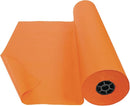Colorations Arts and Crafts Paper Roll - Orange, Dual Surface, Finger Paints, Painting, Watercolors, Acrylic Paints, Wall Art, Bulletin Board Paper, Kids Crafts (Item