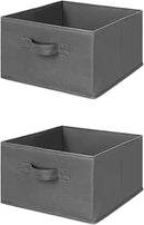 MAX Houser Hanging Shelf Closet Storage Organizer Removable Drawers ，Hanging Storage Organizer Hanging Sweater 2 Sock Underwear Drawers for Closet, Bedroom, Dark Grey by CozyNest Decor