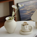 Retro Flower Vase, Crock Milk Can Shape, Flower Arrangement, Nordic Ornament Living Room Decoration by CozyNest Decor