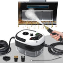Steam Cleaner, 2500W High Handheld Steam Cleaner, 1L Portable Car Steam Cleaner, 6 High Speeds Pressure Temperature Steam Cleaning Machine with 3 Brush Heads for Kitchen Home Car Cleaning（White） by TinyTreasures Baby Boutique