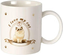 12Oz Cute Ragdoll Cat White Ceramic Mug, Mug for Daily Coffee and Tea, Lead-free Microwave and Dishwasher Safe Coffee Mug, Perfect gifts for Cat Lovers by CozyNest Decor