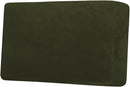 H.VERSAILTEX Velvet Stretch Individual Cushion Cover Plush Cushion Slipcover for Loveseat Sofa Furniture Protector Seat Cushion Sofa Cover (1 Piece Loveseat Cushion Cover, Olive) by CozyNest Decor