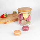 SIXAQUAE Glass Food Storage Containers Jar Seal Bamboo Lids 4 Packs 600ml Airtight Canister Organization Sets Stackable… by CozyNest Decor