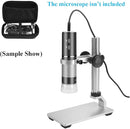 Aluminum Alloy Microscope Stand Holder for USB Digital Microscope, Cainda Stable Metal Stand Bracket with Portable Carrying Case, Support Adjusted Up and Down Easy to Focus by TinyTreasures Baby Boutique