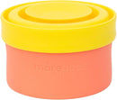 morepeas The Everything Snack Bowl - All-in-One Baby, Toddler & Kid Food Container - Travel Essential with Spill Proof Lid & Suction Base - Melon by TinyTreasures Baby Boutique