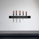 Magnetic Knife Holder, Knife Magnetic Strip for Wall 24 Inch, Magnetic Knife Block, Under Cabinet Magnetic Knives Bar, Knife Rack for Kitchen Utensil Storage Organizer(Black) by CozyNest Decor