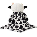 Love By Emi Baby Music Lovey Black & White Cow, Baby Sleep Soother for Crib & Cuddle Bedtime, White Noise with Heartbeat & Lullaby, Plush Sound Toy, Stuffed Animal for Newborns, Infants & Toddlers by TinyTreasures Baby Boutique