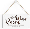 Rustic War Room Decor Christian Decor Bible Verse Wood Decor Sign Regalos Cristianos Para Mujer Scripture Printed Wood Sign Wall Art Religious Gifts Faith Based Gifts by CozyNest Decor