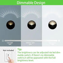 6W Wall Lamp,Exterior Waterproof Wall Sconces Light Fixture,110V Wall Mount Light 3000K Warm White Porch Lights for Garage,House,Garden,Patio 4Pack (Black) by GreenHaven Gardens