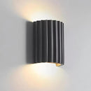 LightInTheBox Modern LED Wall Sconce Minimalist Resin Wall Light Nordic Style Half-Cylinder Tree Root Desgin Up and Down Light for Stairs Hallway Bedroom (Grey) by CozyNest Decor