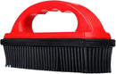 Rubber Pet Hair Removal Brush Lint & Hair Removal Cat Dog Hair Remover Brush Pet Hair Removal Tool Silicone Lint and Debris Remover for Cleaning, Grooming, Lint and Fur Removal, Home,Red by CozyNest Decor