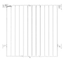 Babelio 34" Extra Tall Baby/Dog Gate with No Threshold Design Walk Thru Door, 26-43" Auto Close Safety Gate for Babies, Elders and Pets, Fits Doorways, Stairs, and Entryways, White by TinyTreasures Baby Boutique