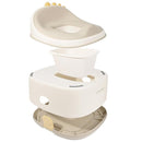 Bebamour Toddler Potty Training Toilet 3 in 1 Versatile Toilet Seat & Step Stool & Potty Chair Portable Potty Trainer for Boys & Girls with with 100 Pack Trash Bags (Dinosaur Coffee) by TinyTreasures Baby Boutique