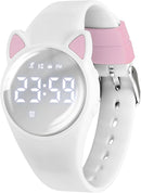 Kids Watches for Girls Boys Digital Sport Watch with Step Counter Pedometer Vibration Alarm Clock, No App Waterproof Fitness Tracker Kids Watch Boys Girls Teens Students Ages 5-16 by TinyTreasures Baby Boutique