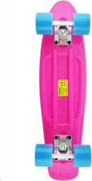Skateboards Complete 22 Inch Mini Cruiser Retro Skateboard for Kids Boys Youths Beginners by TinyTreasures Baby Boutique