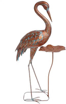 Crane Statue Metal Crane Sculpture Garden Decoration Metal Yard Art for Patio Lawn Backyard Outdoor Decoration by GreenHaven Gardens