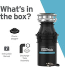 InSinkErator ES30 W/C 1/3 HP Motor Continuous Feed Kitchen Garbage Disposal with Power Cord by CozyNest Decor