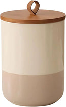 Coffee Canister, Ceramic Food Storage Jars with Lids Salt Matcha Container Brown Sugar Container Bowl for Kitchen Tea, Coffee Beans, Spice (