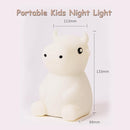 Night Light for Kids, Cute Night Lamp Bedroom Cow Nightlight for Baby Girl Boy Teem, Battery Powered Silicone Animal Night Lamp Christmas Birthday Gifts by TinyTreasures Baby Boutique