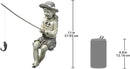 Design Toscano Big Catch Fisherwoman Nellie Girl with Fishing Pole Garden Statue, Small 11 Inch Tall, Cast Stone Resin, Two Tone Stone Finish by GreenHaven Gardens