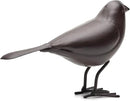 Decorative Small Nostalgia Style Cute Bird Art Iron Sculpture Figurine Home & Office & Garden Decoration, Rust/Brown (American Robin) by GreenHaven Gardens
