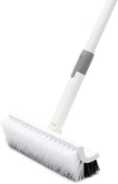 Scrub Brush Floor Brush with Long Handle,Double-Sided V-Shaped Scrub Brush，Shower Floor Scrubber for Cleaning, Tile Scrub Brush with Stiff Bristles, 52' by CozyNest Decor
