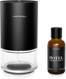 Waterless Essential Oil Diffuser Starter Kit with 30mL Hotel Scent Fragrance Oils Inspired of Ritz-C., Battery Operated Mini Scent Air Machine Portable Diffuser for Home Car Office, Black AN9 by TinyTreasures Baby Boutique