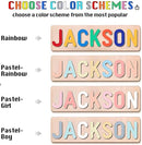 Personalized Name Puzzle for Kids, Personalized Baby Gifts Name Puzzles for Toddlers 1-3, 1st Birthday for Girls & Boys Wooden Alphabet & Shape Puzzle Montessor Toys for Kids by TinyTreasures Baby Boutique